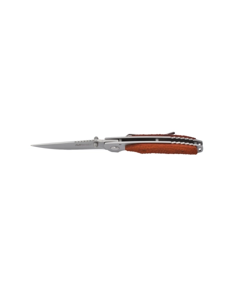 M-Tech - Couteau pliant - Lame acier 440 et manche bois texturé