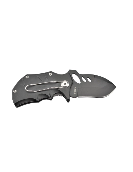 MTech MT-365BK - Couteau de poche Noir en acier 440