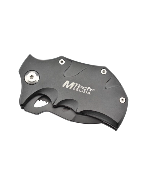 MTech MT-365BK - Couteau de poche Noir en acier 440