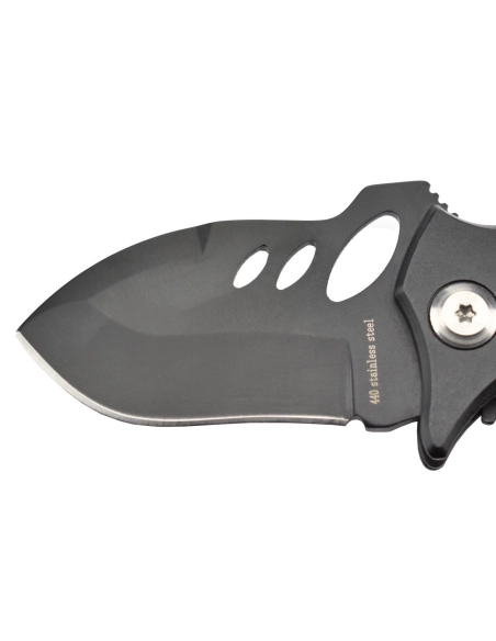 MTech MT-365BK - Couteau de poche Noir en acier 440