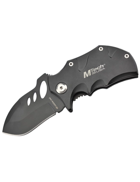 MTech MT-365BK - Couteau de poche Noir en acier 440