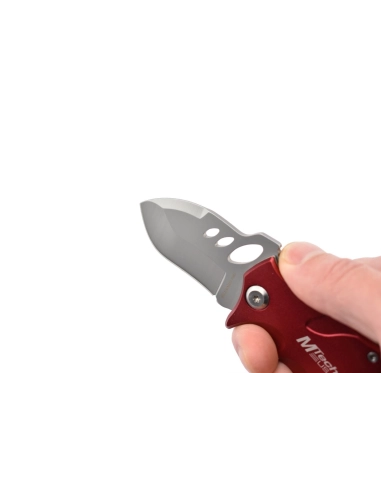 MTech MT-365RD - Couteau de poche Rouge en acier 440