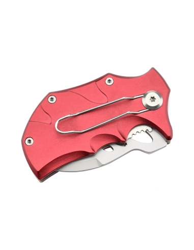 MTech MT-365RD - Couteau de poche Rouge en acier 440