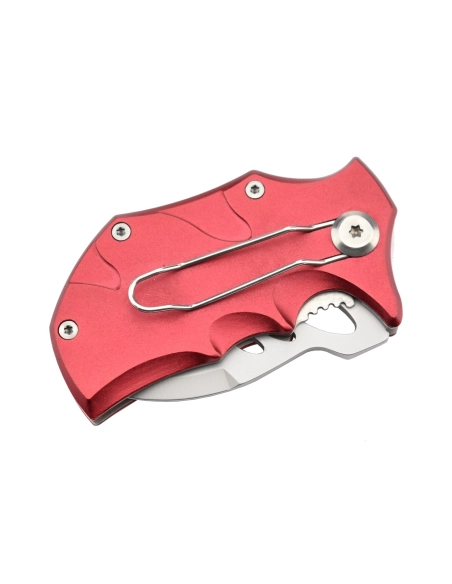 MTech MT-365RD - Couteau de poche Rouge en acier 440