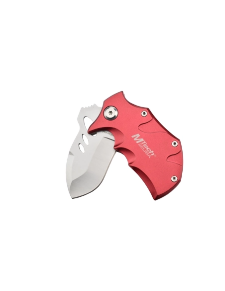 MTech MT-365RD - Couteau de poche Rouge en acier 440