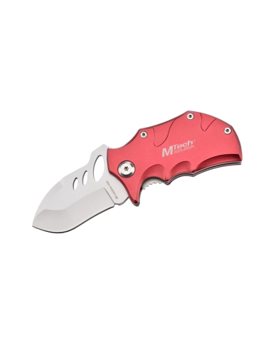 MTech MT-365RD - Couteau de poche Rouge en acier 440