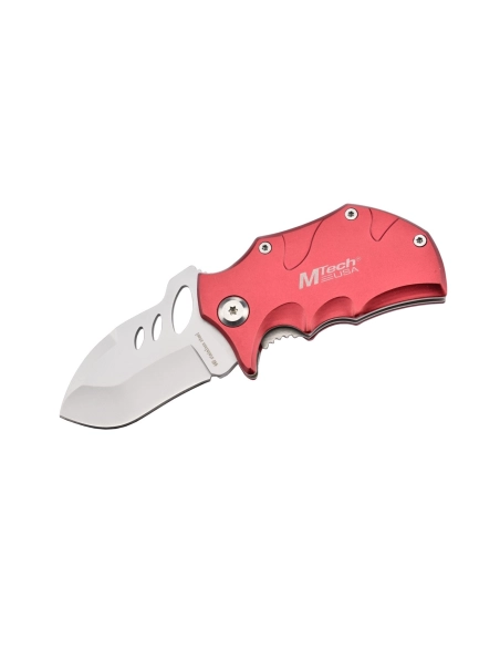 MTech MT-365RD - Couteau de poche Rouge en acier 440