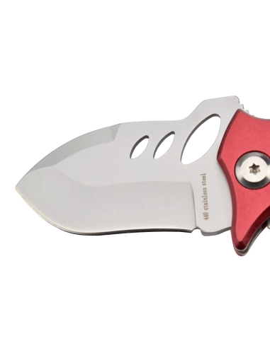 MTech MT-365RD - Couteau de poche Rouge en acier 440