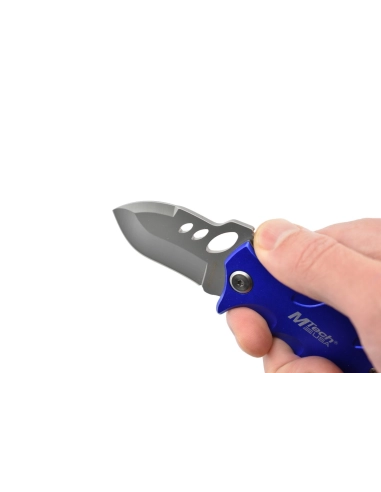MTech MT-365BL - Couteau de poche Bleu en acier 440