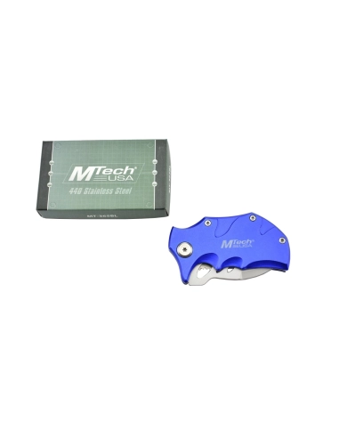 MTech MT-365BL - Couteau de poche Bleu en acier 440