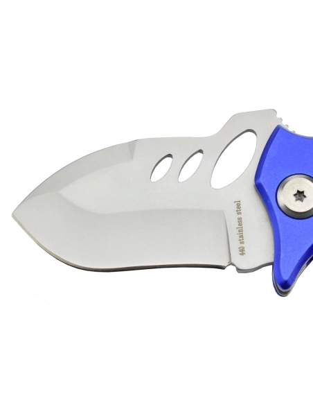 MTech MT-365BL - Couteau de poche Bleu en acier 440