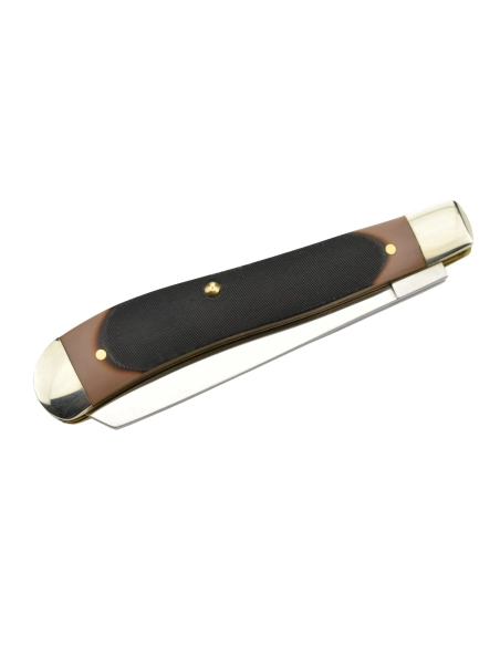 Schrade 94OT Old Timer Couteau de poche à deux lames Trapper Gunstock