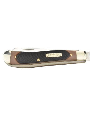 Schrade 94OT Old Timer Couteau de poche à deux lames Trapper Gunstock