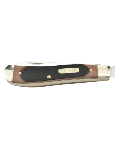 Schrade 94OT Old Timer Couteau de poche à deux lames Trapper Gunstock