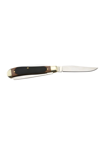 Schrade 94OT Old Timer Couteau de poche à deux lames Trapper Gunstock