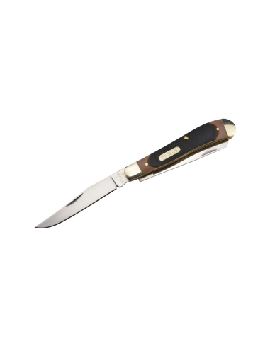 Schrade 94OT Old Timer Couteau de poche à deux lames Trapper Gunstock