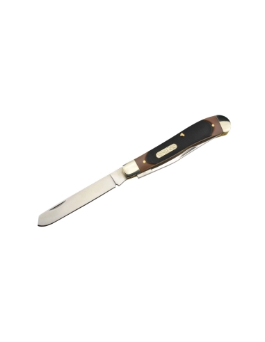 Schrade 94OT Old Timer Couteau de poche à deux lames Trapper Gunstock