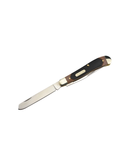 Schrade 94OT Old Timer Couteau de poche à deux lames Trapper Gunstock