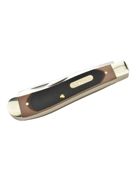 Schrade 94OT Old Timer Couteau de poche à deux lames Trapper Gunstock