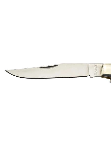 Schrade 94OT Old Timer Couteau de poche à deux lames Trapper Gunstock