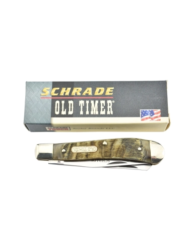 Schrade 127OT Old Timer couteau de poche pliant à deux lames