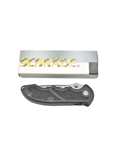 Schrade SCHA Couteau pliant Extreme Tactical à ouverture assistée