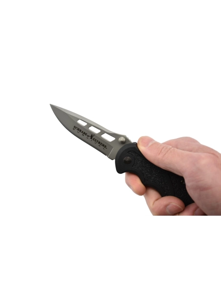 Schrade SCHA Couteau pliant Extreme Tactical à ouverture assistée