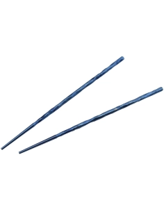 Kizer T309A2 Chopsticks Baguettes en titane pour le repas couleur bleu