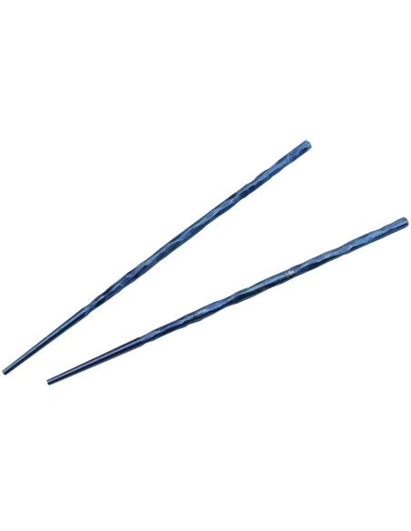 Kizer T309A2 Chopsticks Baguettes en titane pour le repas couleur bleu