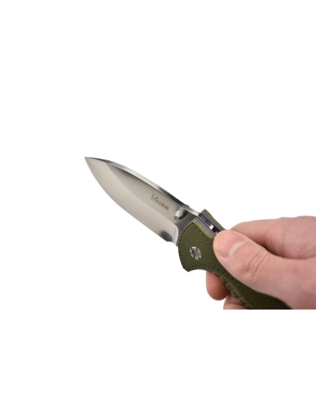 Kizer Ki4416A2 Couteau pliant Justin Gingrich GTi, intercalaires arc-en-ciel