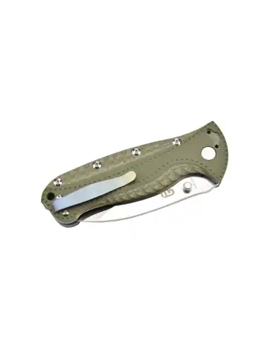 Kizer Ki4416A2 Couteau pliant Justin Gingrich GTi, intercalaires arc-en-ciel