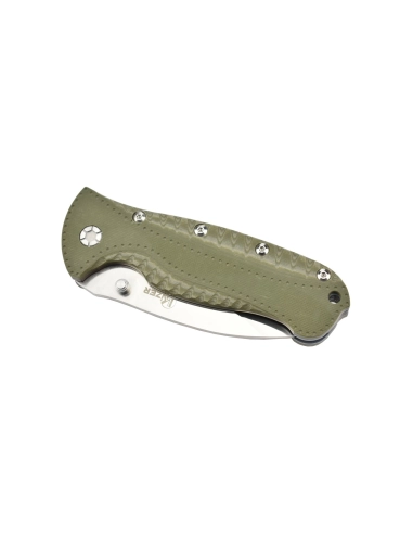 Kizer Ki4416A2 Couteau pliant Justin Gingrich GTi, intercalaires arc-en-ciel