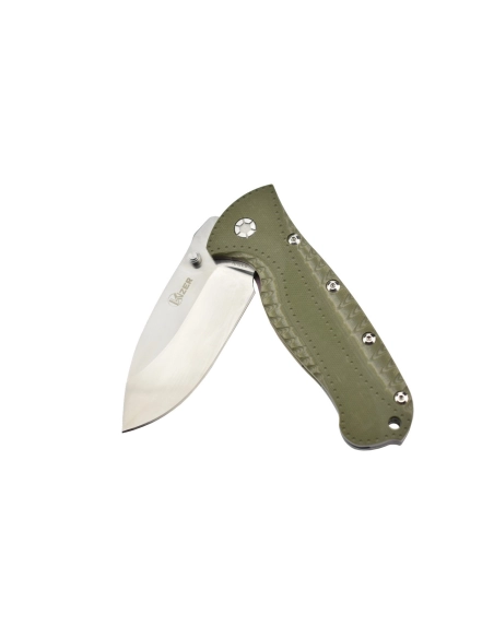 Kizer Ki4416A2 Couteau pliant Justin Gingrich GTi, intercalaires arc-en-ciel