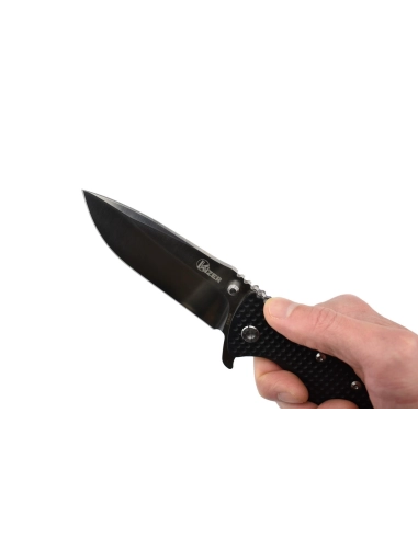 Kizer Ki5404A2 Magnum Couteau pliant G10 Noir et acier S35VN