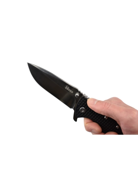 Kizer Ki5404A2 Magnum Couteau pliant G10 Noir et acier S35VN
