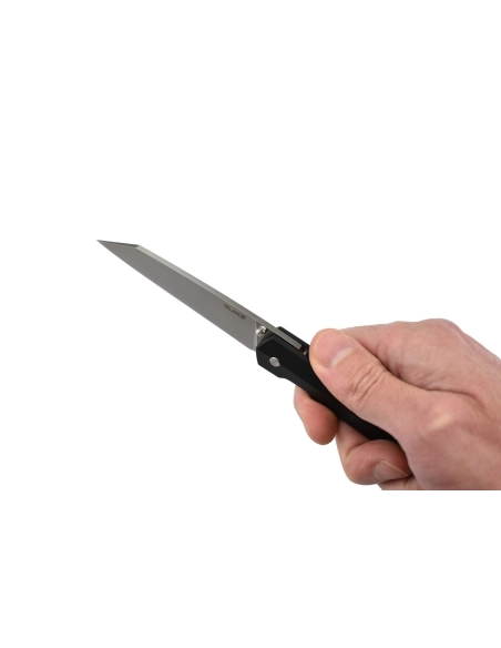 Ruike P865-B Noir Couteau de poche lame acier 14C28N manche G10