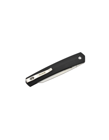 Ruike P865-B Noir Couteau de poche lame acier 14C28N manche G10