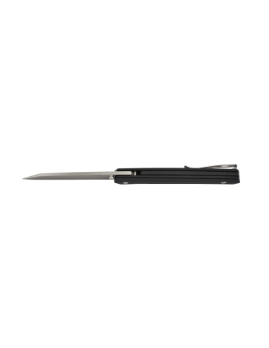 Ruike P865-B Noir Couteau de poche lame acier 14C28N manche G10