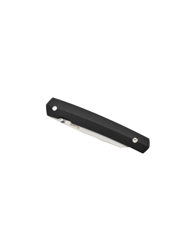 Ruike P865-B Noir Couteau de poche lame acier 14C28N manche G10