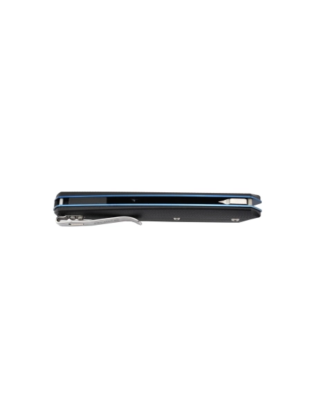 Ruike P848-B Noir Couteau de poche lame acier 14C28N manche G10