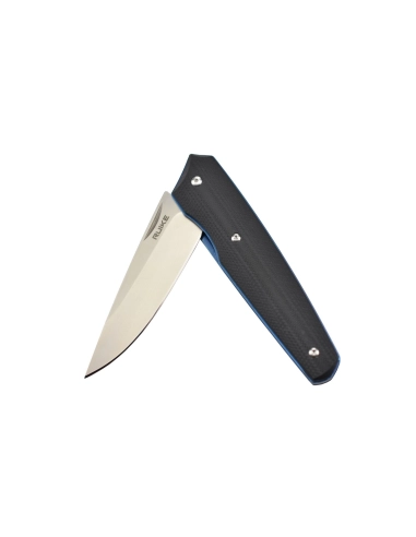 Ruike P848-B Noir Couteau de poche lame acier 14C28N manche G10