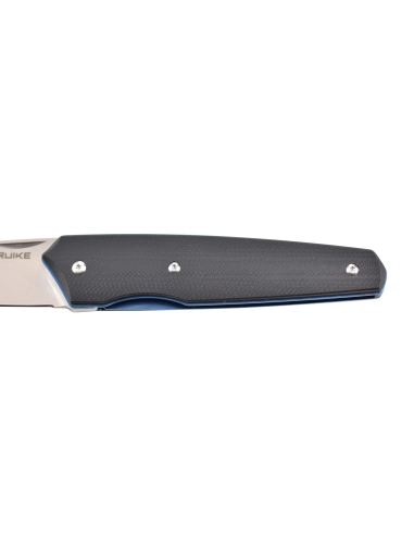 Ruike P848-B Noir Couteau de poche lame acier 14C28N manche G10