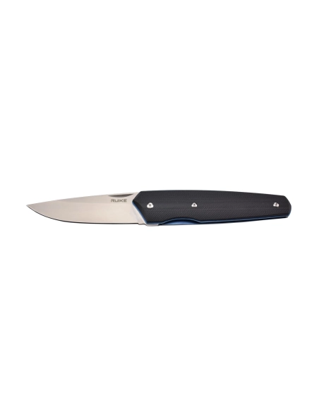 Ruike P848-B Noir Couteau de poche lame acier 14C28N manche G10