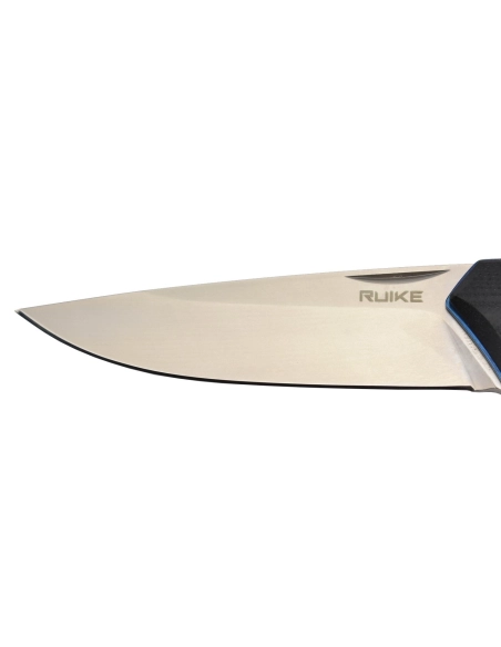 Ruike P848-B Noir Couteau de poche lame acier 14C28N manche G10