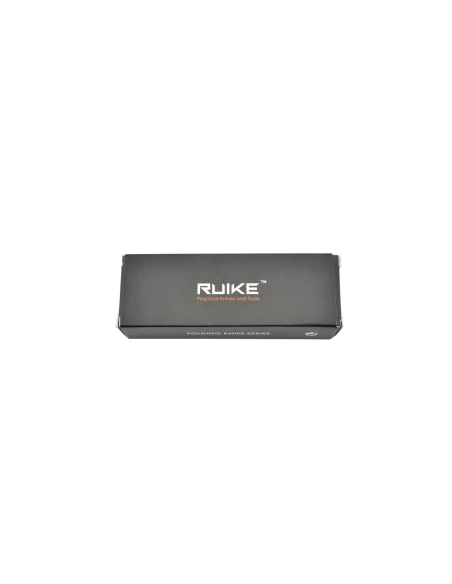 Ruike P801-SB Noir Couteau de poche lame acier 14C28N manche acier 3Cr14N finition délavée