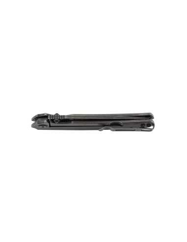 Ruike P801-SB Noir Couteau de poche lame acier 14C28N manche acier 3Cr14N finition délavée