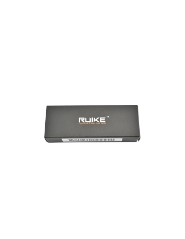 Ruike P671CB Noir Couteau de poche lame acier 14C28N manche G10 et fibre de carbone