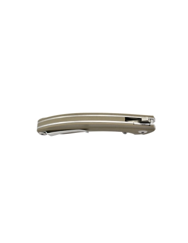 Ruike P155-W Sable du désert Couteau de poche lame acier 14C28N manche G10