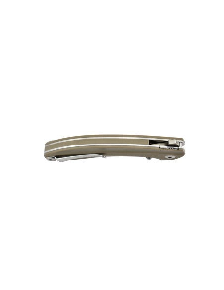 Ruike P155-W Sable du désert Couteau de poche lame acier 14C28N manche G10