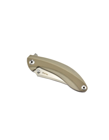 Ruike P155-W Sable du désert Couteau de poche lame acier 14C28N manche G10